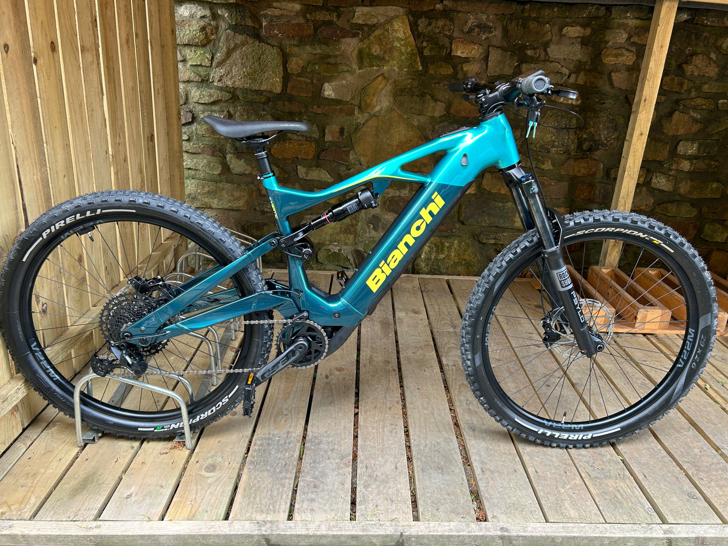Bianchi E-Vertic FX 9.2 2025 Electric Mountain Bike 2025 - Sram SX Eagle, 12 sp - Available in All Sizes