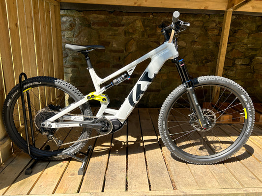 Husqvarna Mountain Cross MC1 29/27.5" - Shimano EP6, 250 W, 85 Nm Electric Mountain Bike - Grey/White (All Sizes Available)