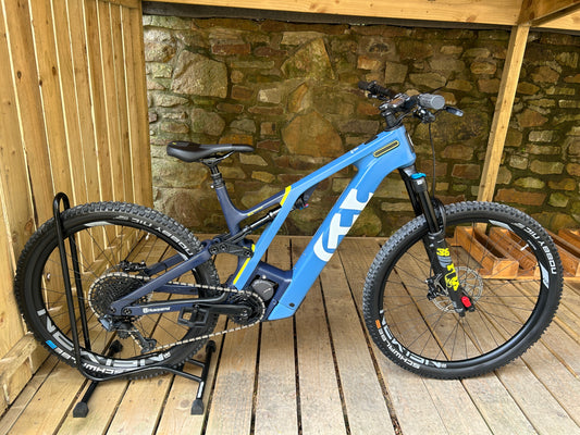 Husqvarna Mountain Cross MC5 - Shimano EP8, 250 W, 85 Nm Electric Mountain Bike - Blue (All Sizes Available)