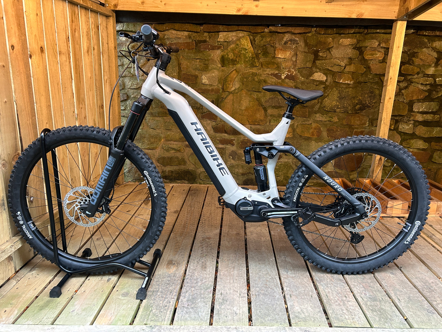 HAIBIKE NDURO 6 - Rockshox, Sram Eagle, 180mm 29/27.5 eBike with 720Wh Battery EMTB in Grey (All Sizes Available)