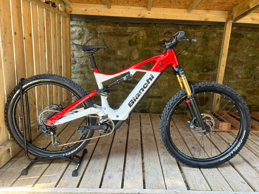 Bianchi E-Vertic FX - GX AXS & Fox Factory - Bosch 800Wh Battery