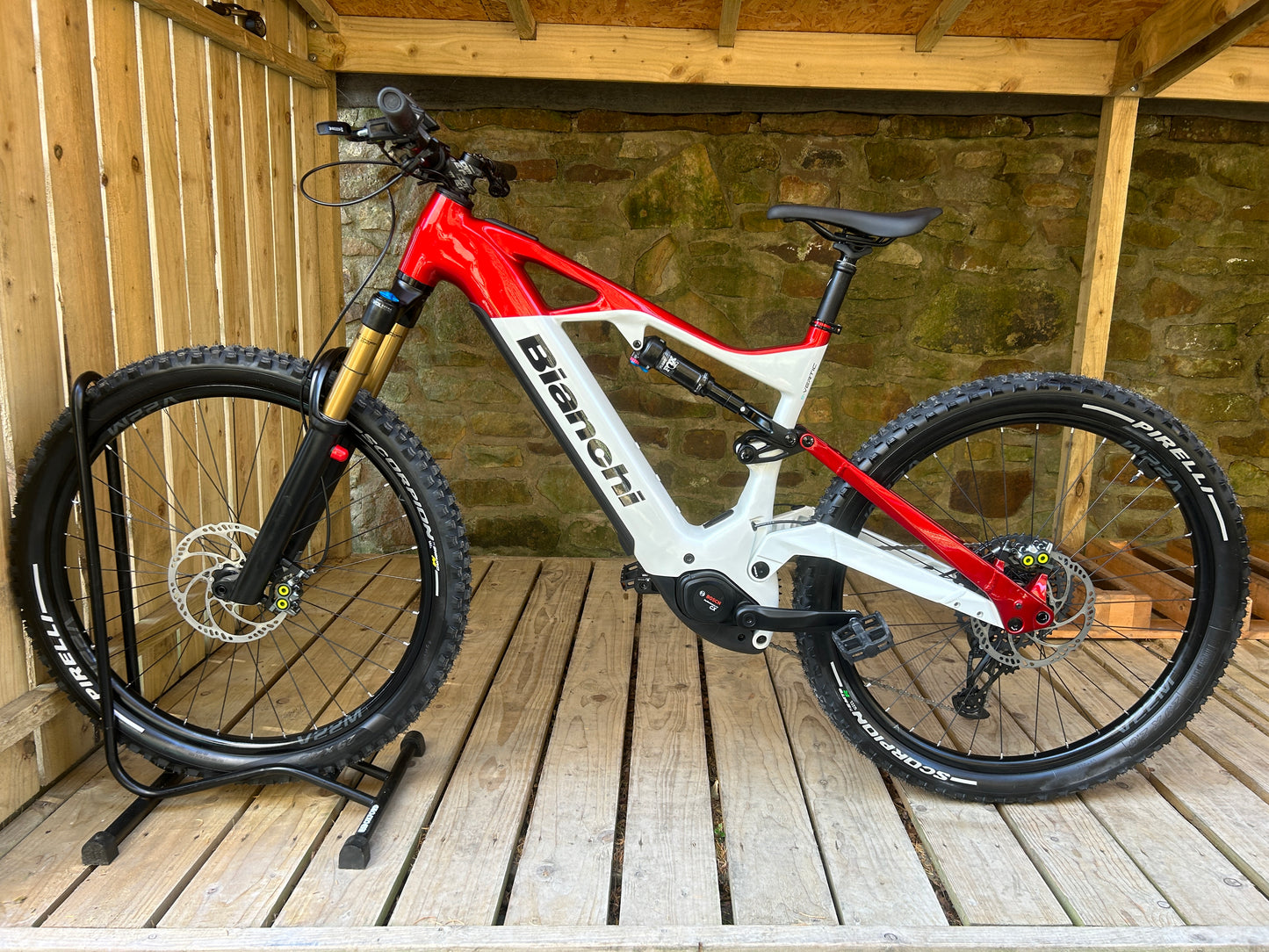 Bianchi E-Vertic FX - GX AXS & Fox Factory - Bosch 800Wh Battery