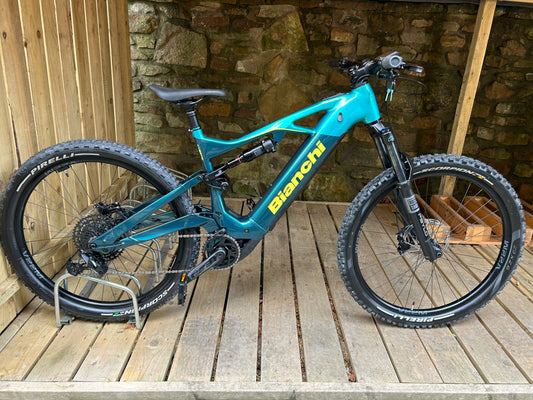 Bianchi E-Vertic FX 9.2 2025 Electric Mountain Bike 2025 - Sram SX Eagle, 12 sp - Available in All Sizes