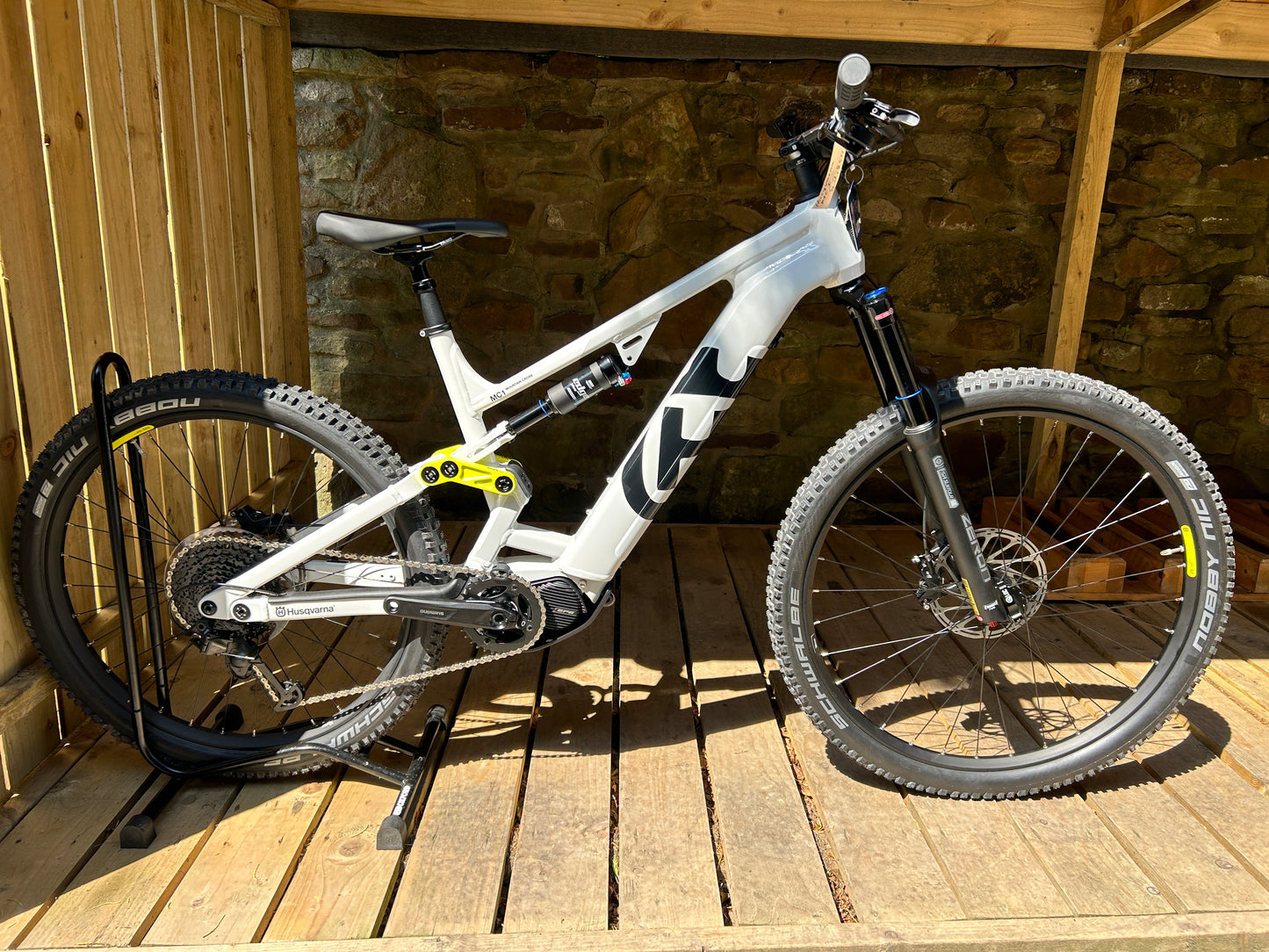 Husqvarna Mountain Cross MC1 29/27.5" - Shimano EP6, 250 W, 85 Nm Electric Mountain Bike - Grey/White (All Sizes Available)