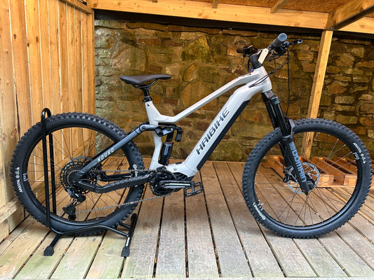 HAIBIKE NDURO 6 - Rockshox, Sram Eagle, 180mm 29/27.5 eBike with 720Wh Battery EMTB in Grey (All Sizes Available)